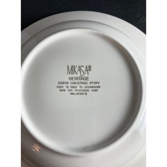 Mikasa Christmas Story Vegetable Serving Bowl | Large Round Holiday Bowl - Picture 5 of 5
